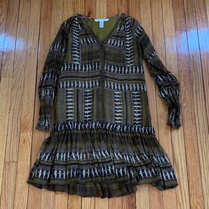 Diane von Furstenberg "Emerson" Drop Waist Dress